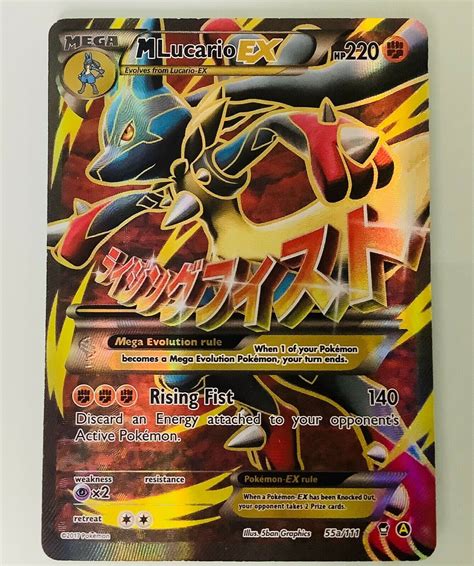 pikachu mega lucario card value|Lucario on Pokemon Card Prices .